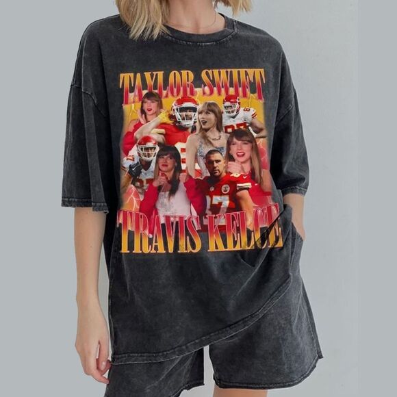 Other - Taylor Swift Taylor Swift Version And Travis Kelce Shirt